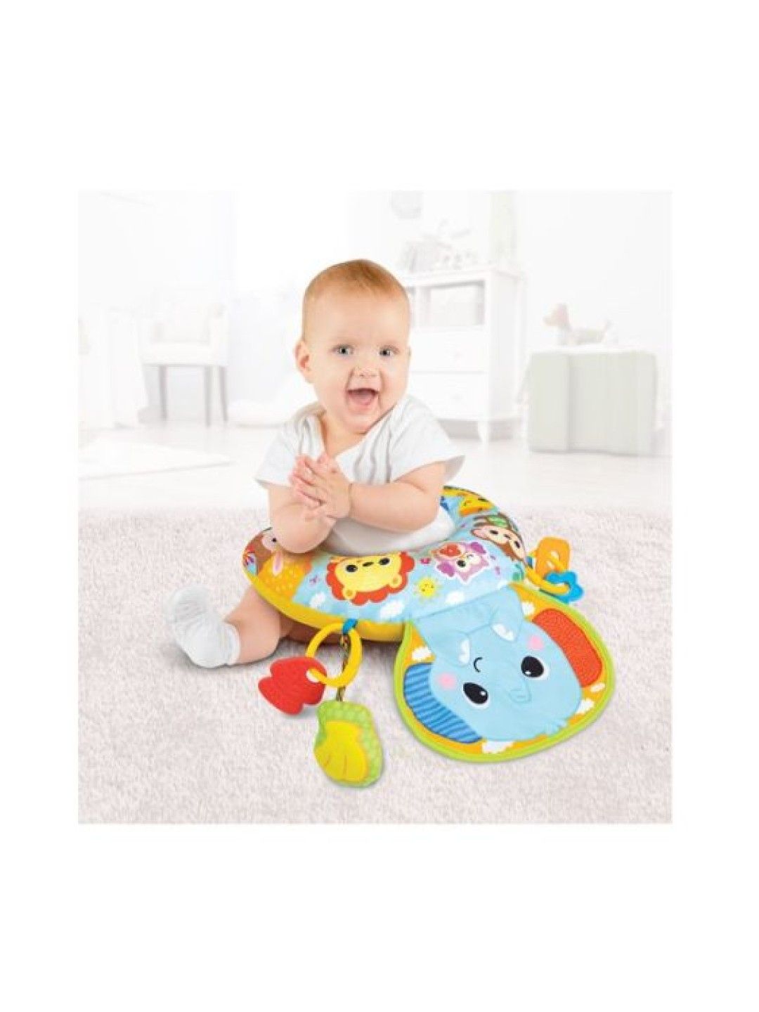 Jungle Fun Tummy Time Pillow
