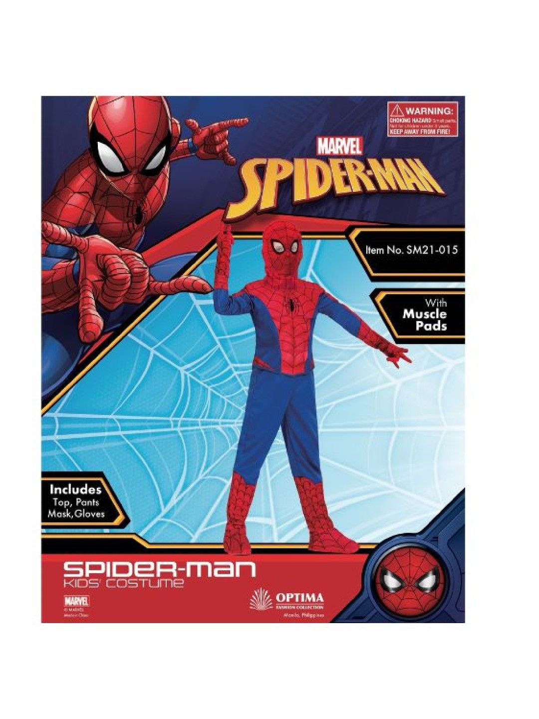 Spiderman Muscled Boys' Costume