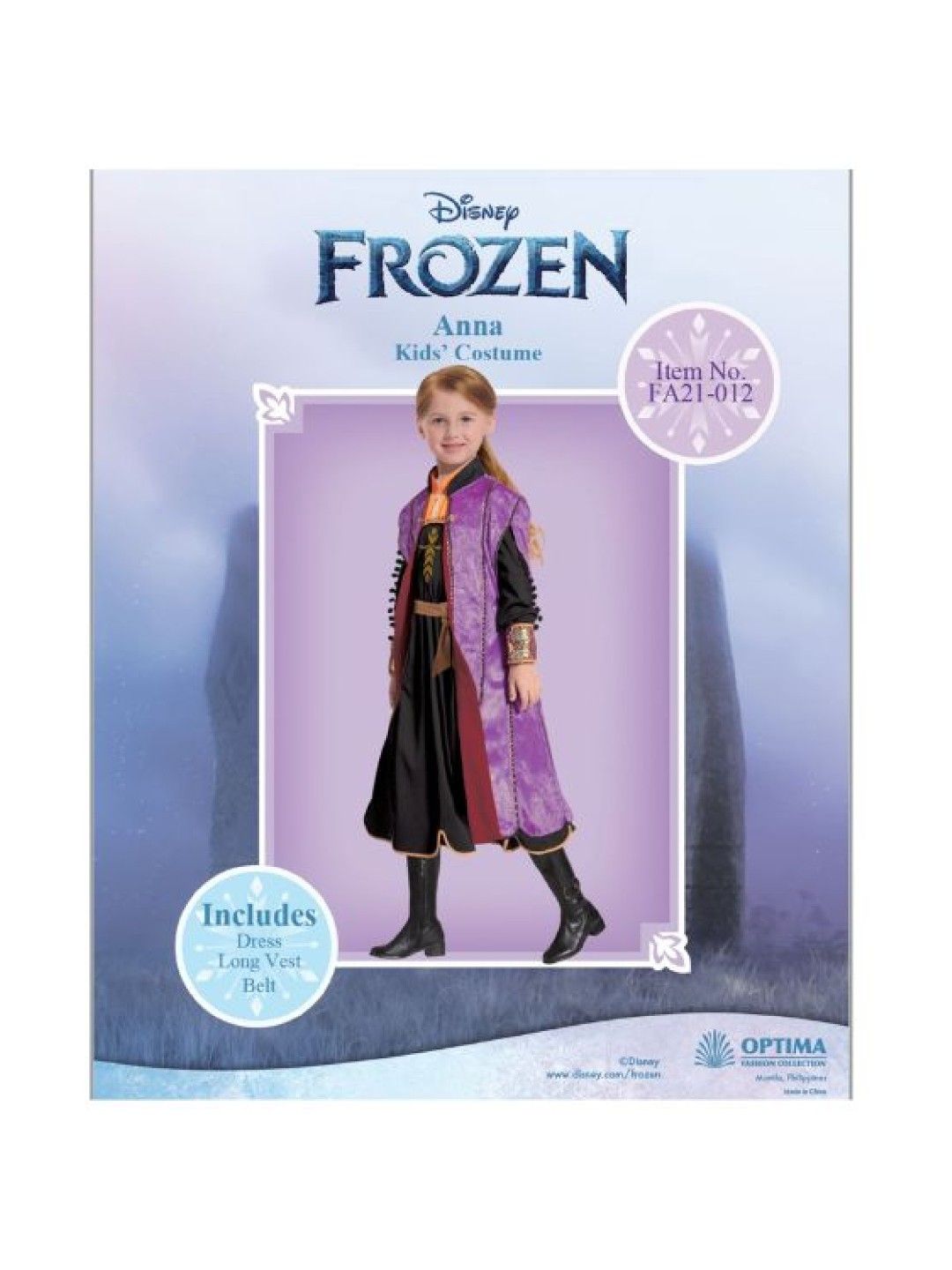Frozen II Anna Girls' Costume