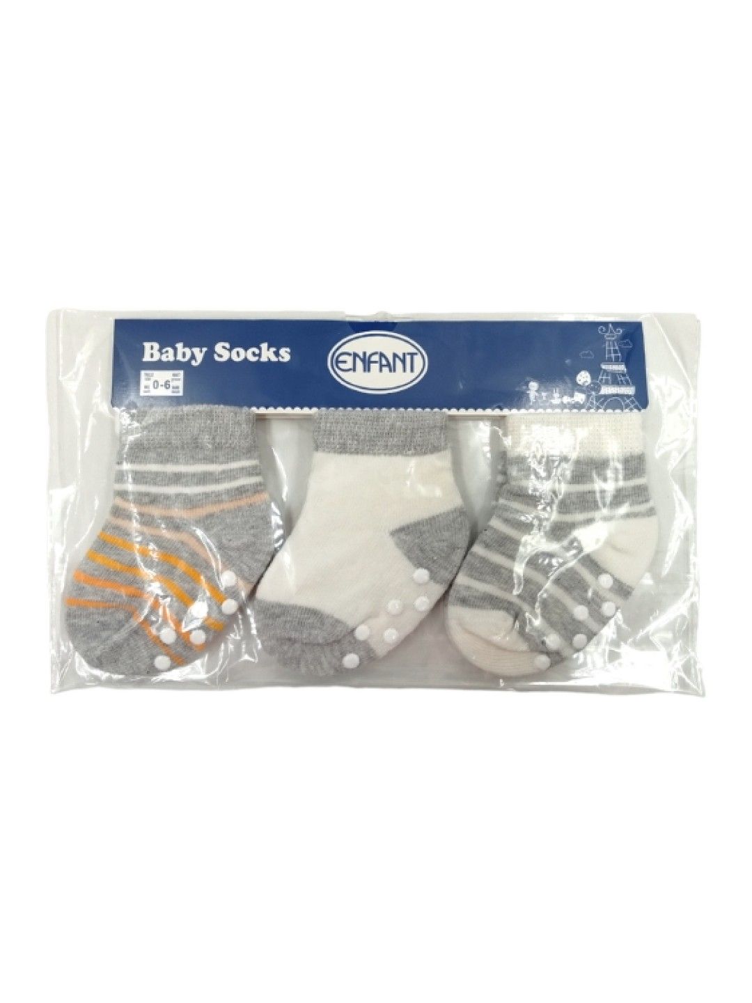 Anti-Skid Socks (3 pairs)