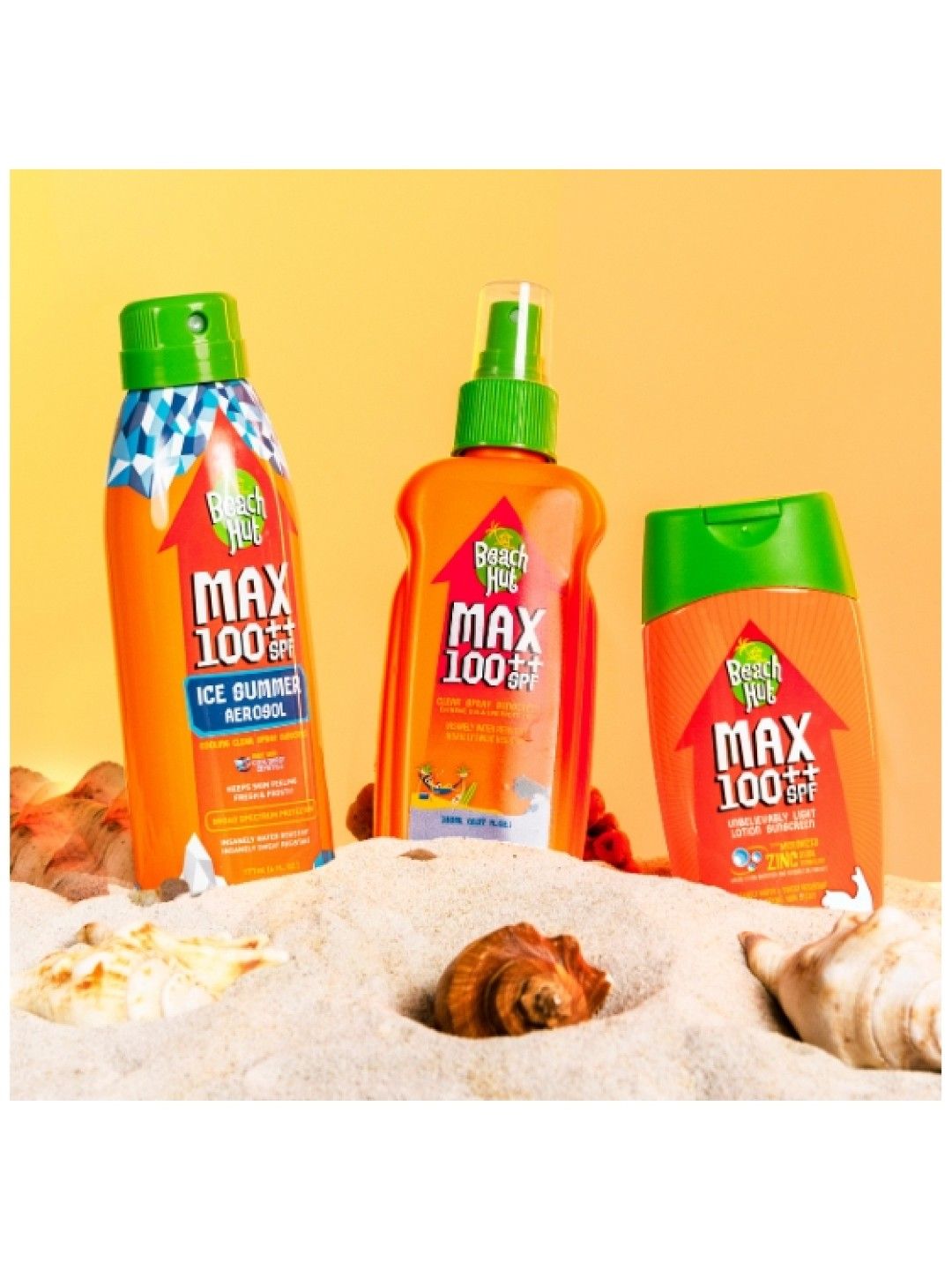 Max 100++ SPF Ice Summer Aerosol Sunscreen Spray (177ml)