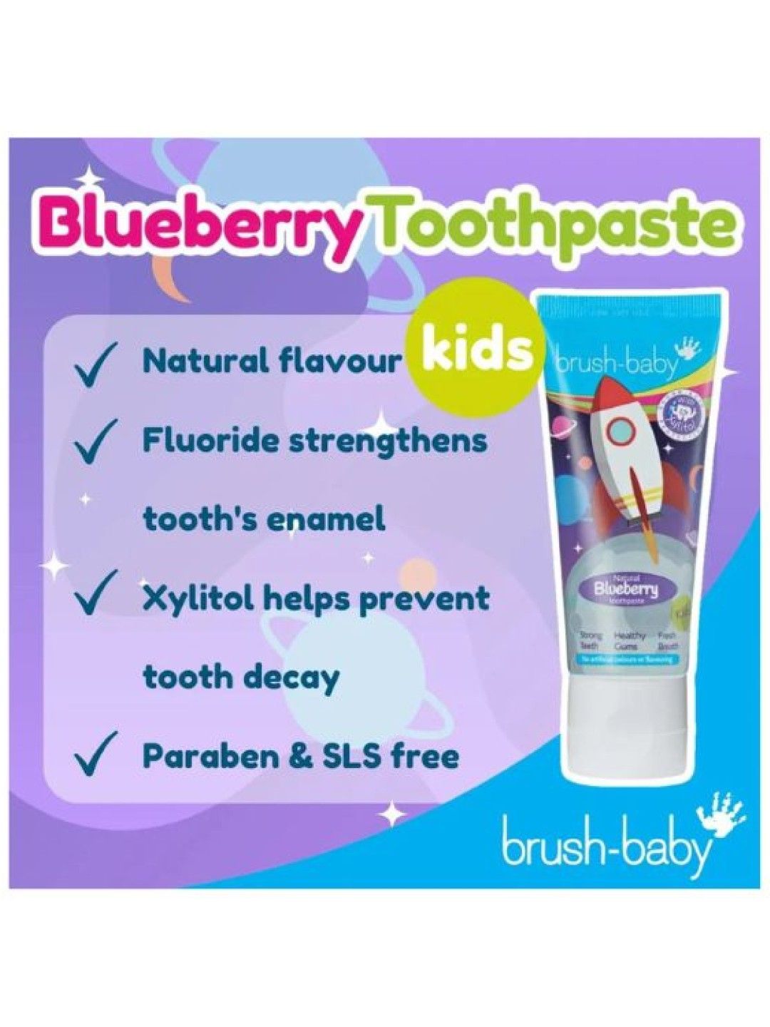 Kids Blueberry Toothpaste (50ml)