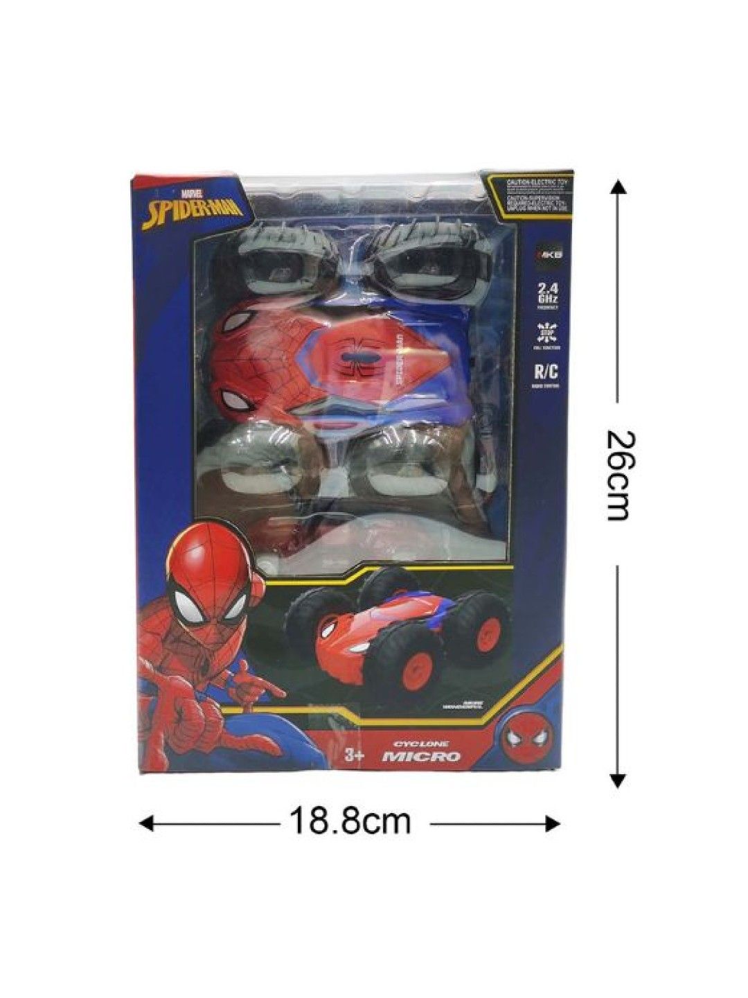 Original Spider-Man Full-Function Cyclone Micro Remote Control Car (2.4GHz)