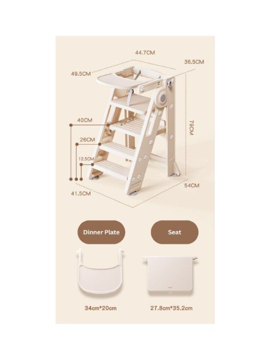 Convertible Baby High Chair