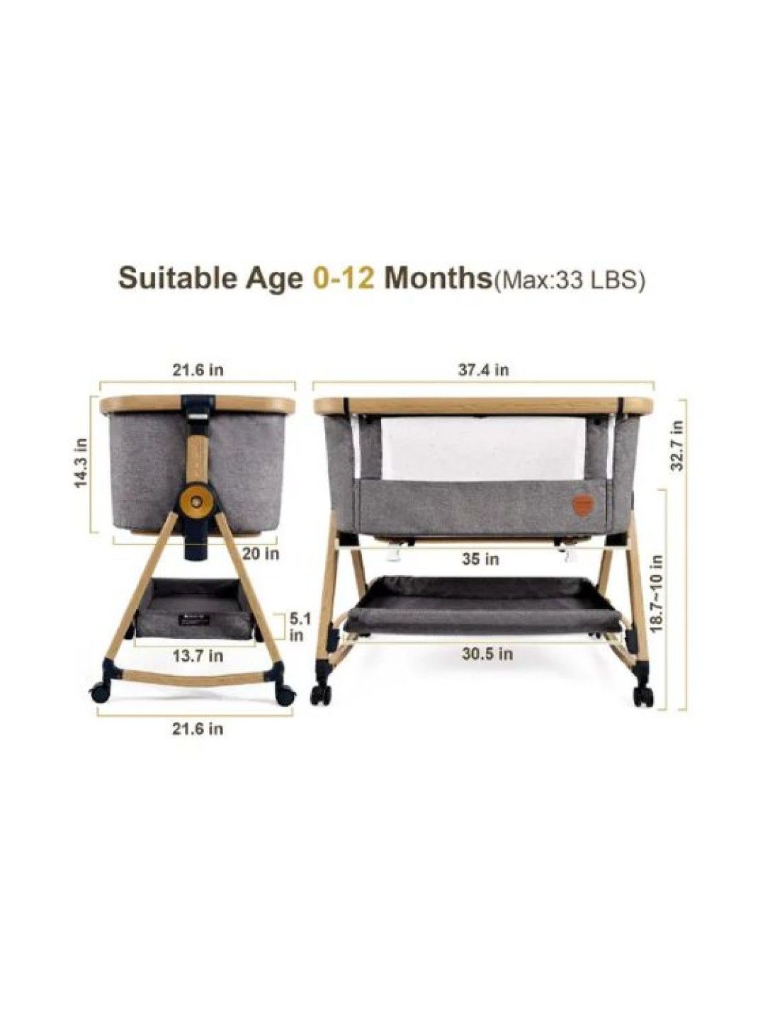 Co Sleeper Crib With Rocker