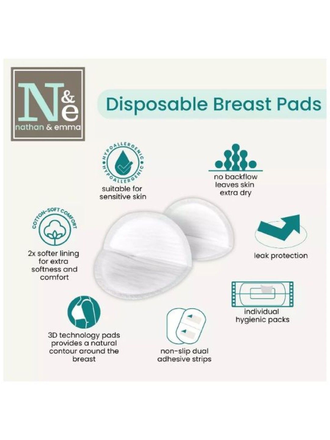 Disposable Breast Pads (10 pads)