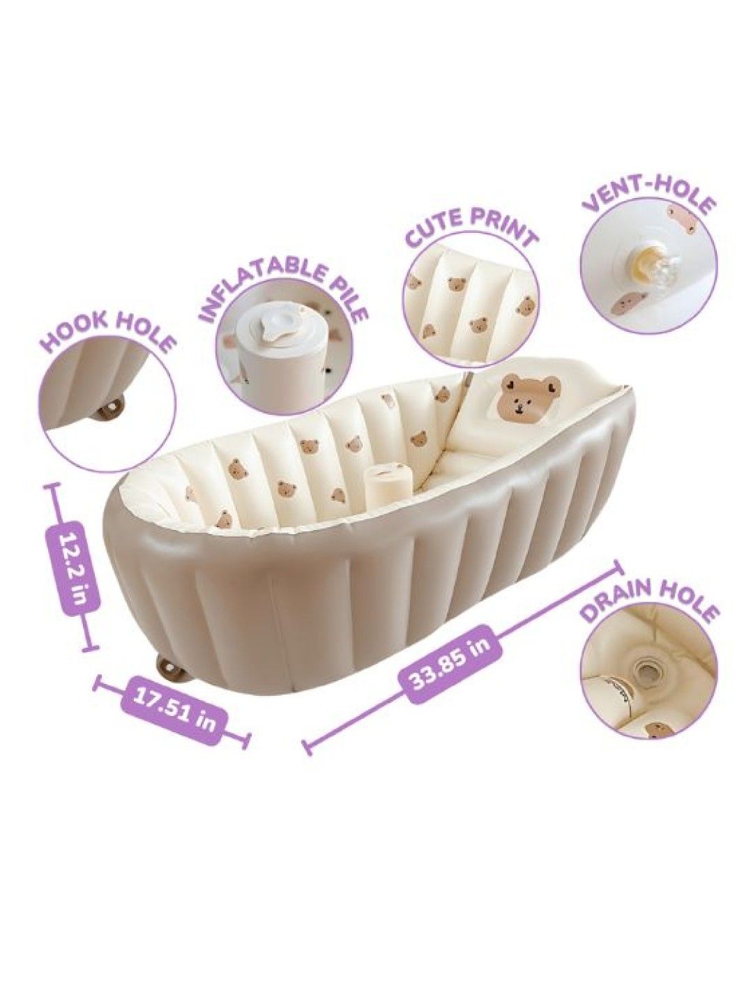 Inflatable Baby Bath Tub