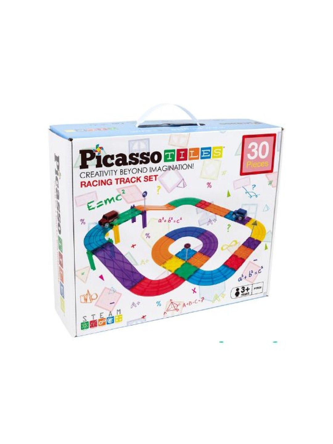 Race Car Track Building Block Educational Toy Set (30pcs)