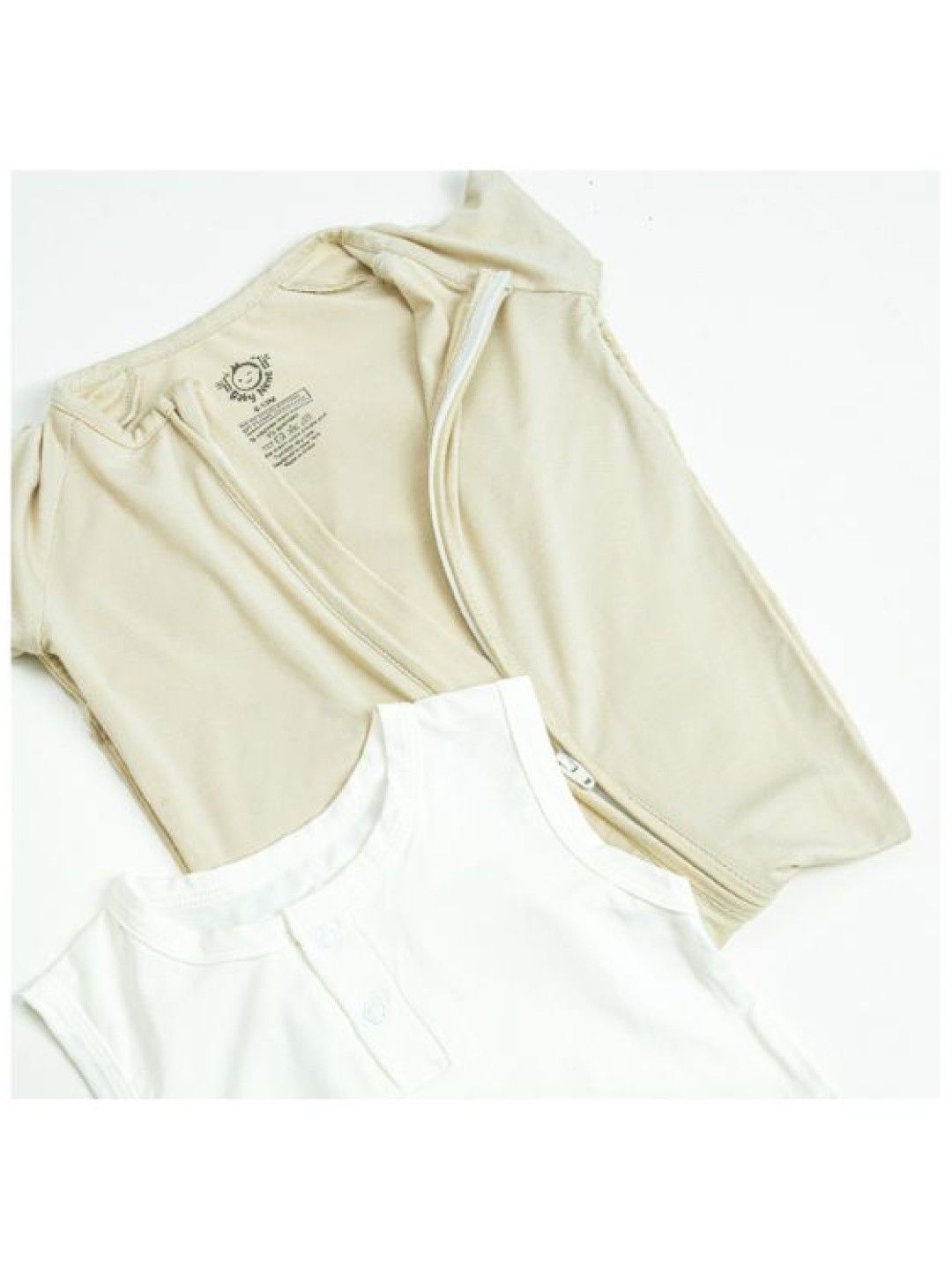 Two Way Double Zipper Bamboo Longsleeve Onesie
