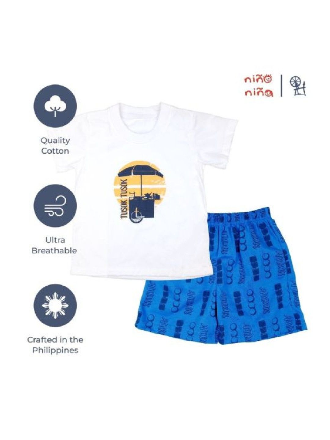 Toddler Boys T-Shirt and Shorts Set Pinoy Streat Collection