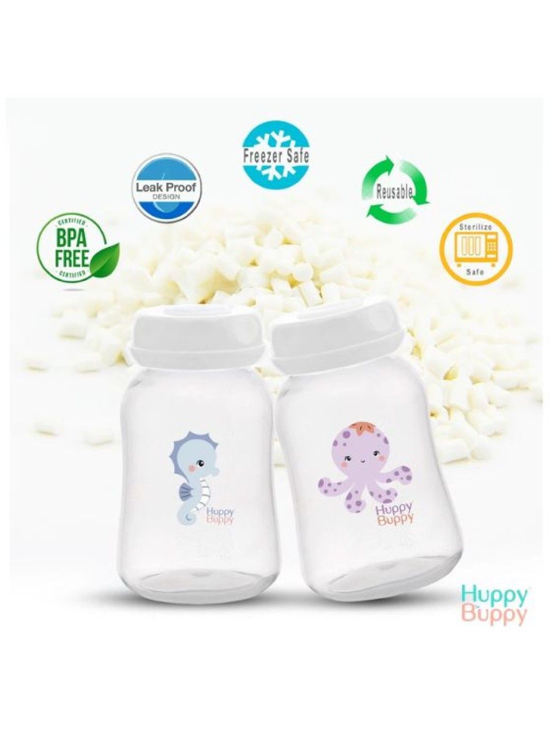 Breastmilk Storage Bottle - Standard Neck 5oz (10pcs)