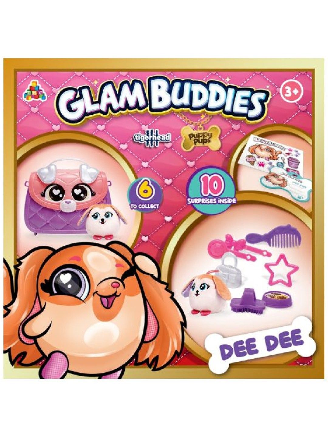 Glam Buddies Surprise Puppy Purse (Peach)