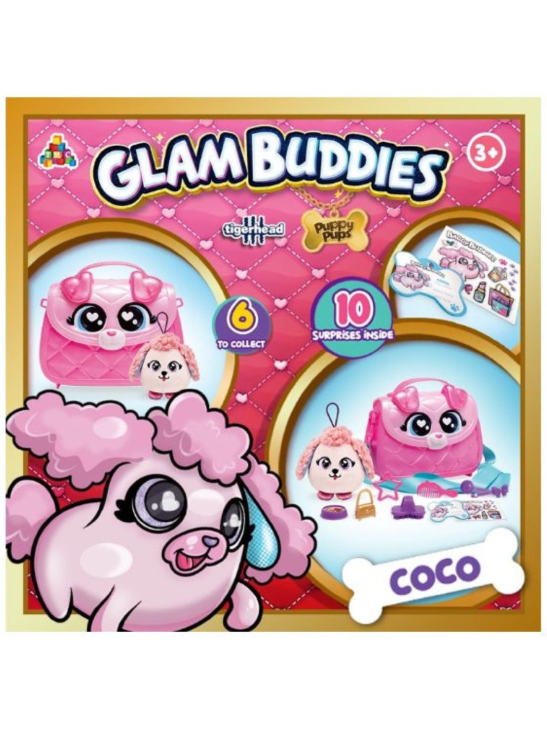 Glam Buddies Surprise Puppy Purse (Pink)