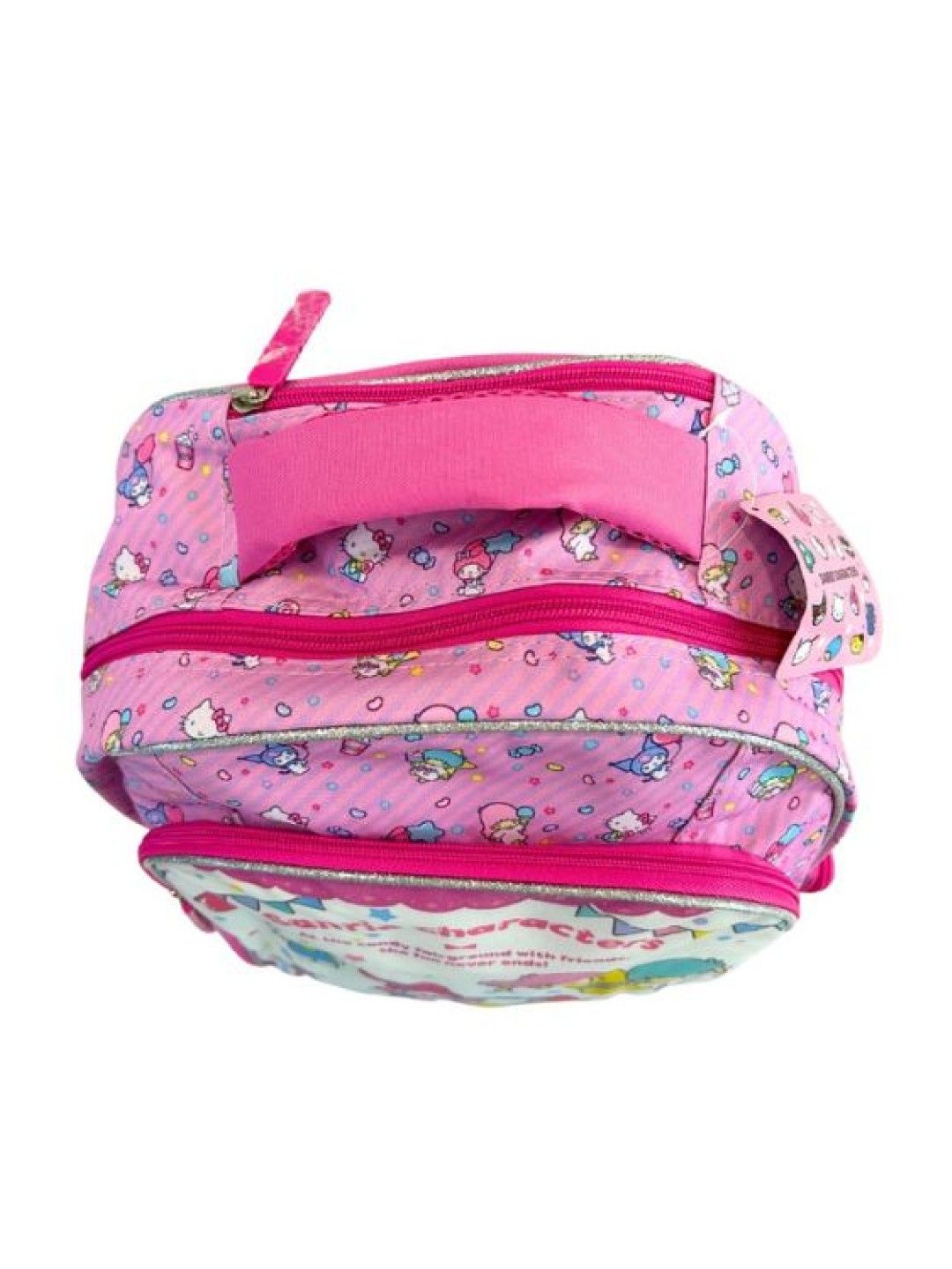 Amusement Park 16inches School Backpack with Rain Hood