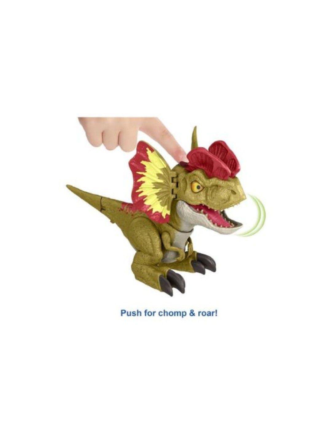 Dominion Uncaged Rowdy Roars Dilophosaurus Dinosaur Figure