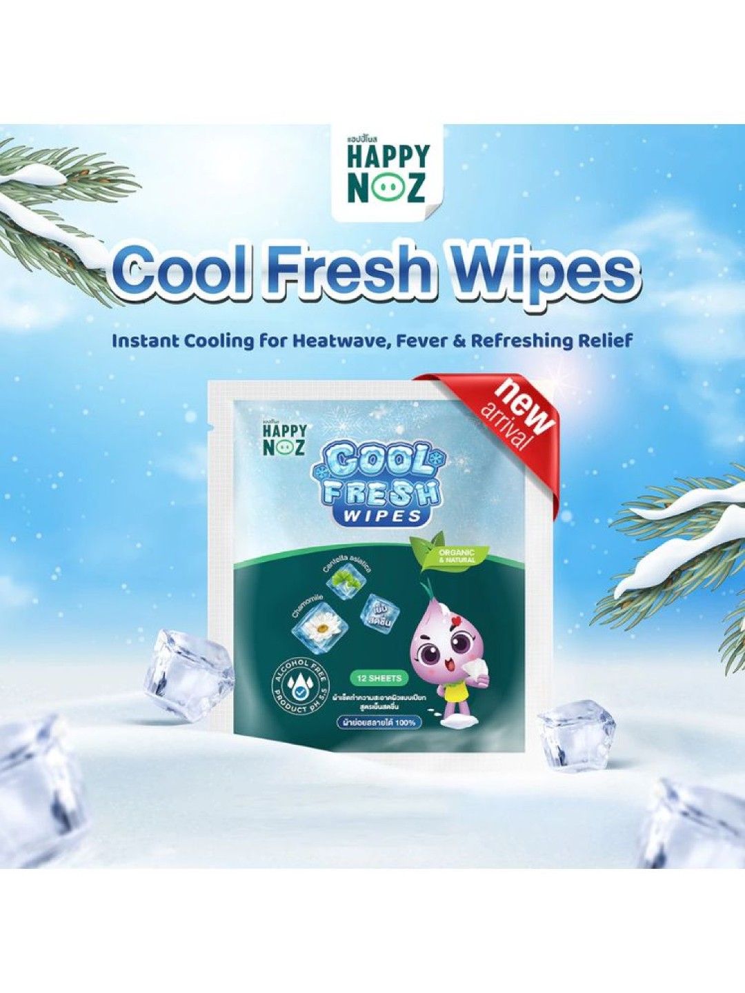 Cool Fresh Wipes (12s)