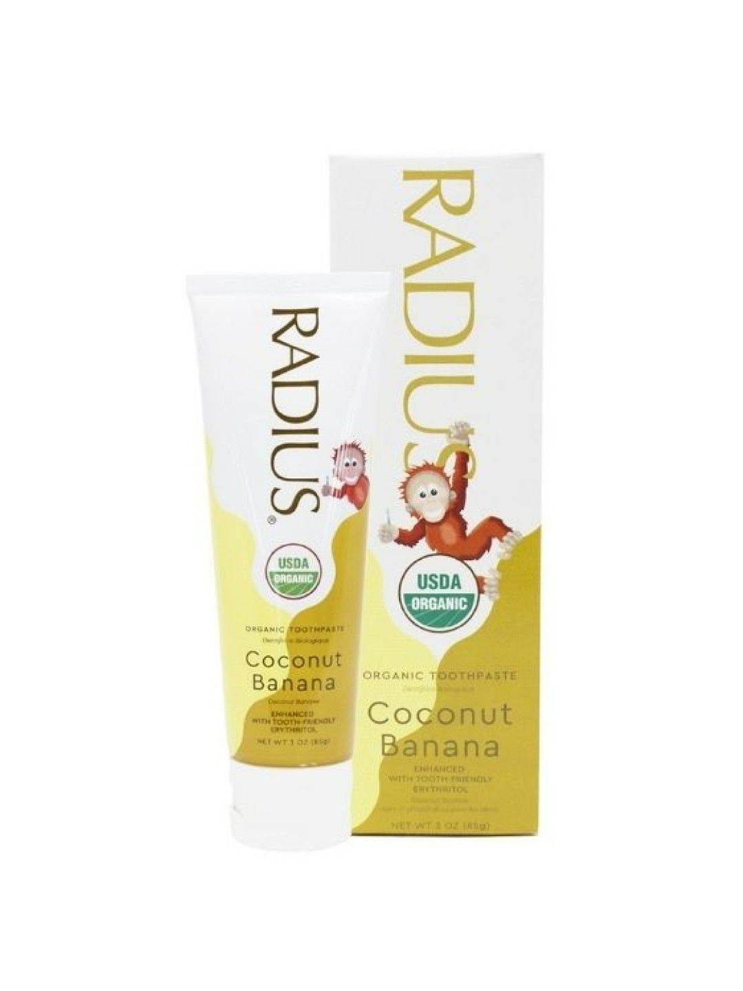 Children's Toothpaste - Coconut Banana 3oz (6 months+)
