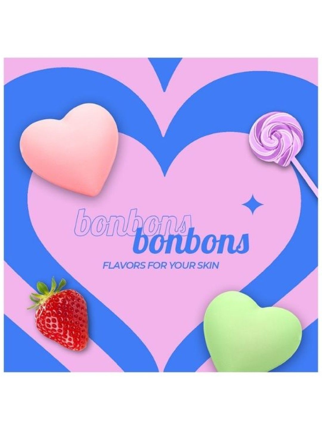 Heart Bonbons Handmade Goats Milk Soap (100g)