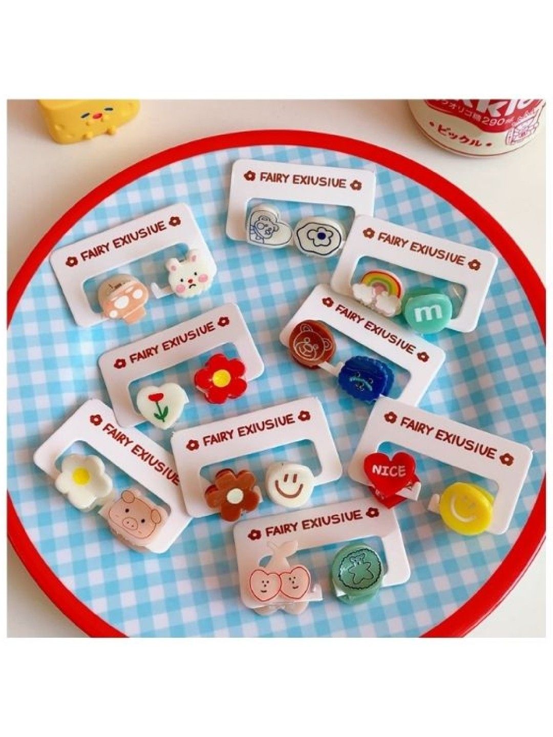 Cute Cat Easy Hair Clip 2-Piece Set