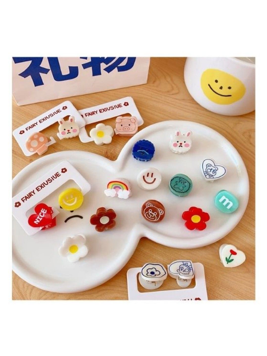Cute Cat Easy Hair Clip 2-Piece Set