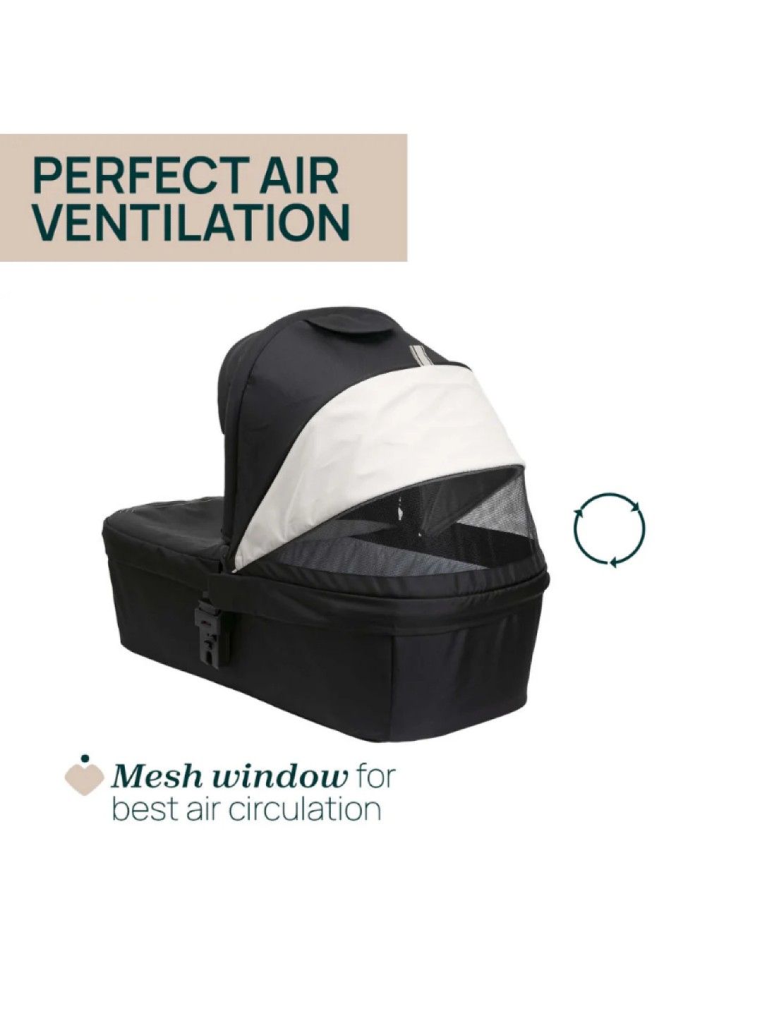 Seety Carry Cot - Etna Black