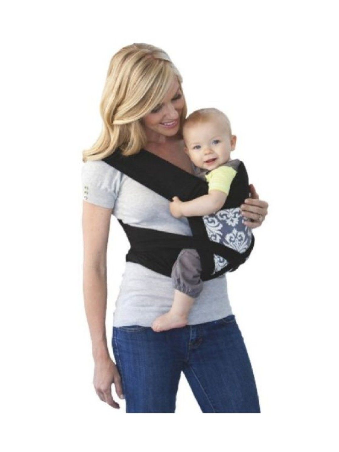 Sash™ Wrap & Tie Mei Tai Carrier (Damask Print)