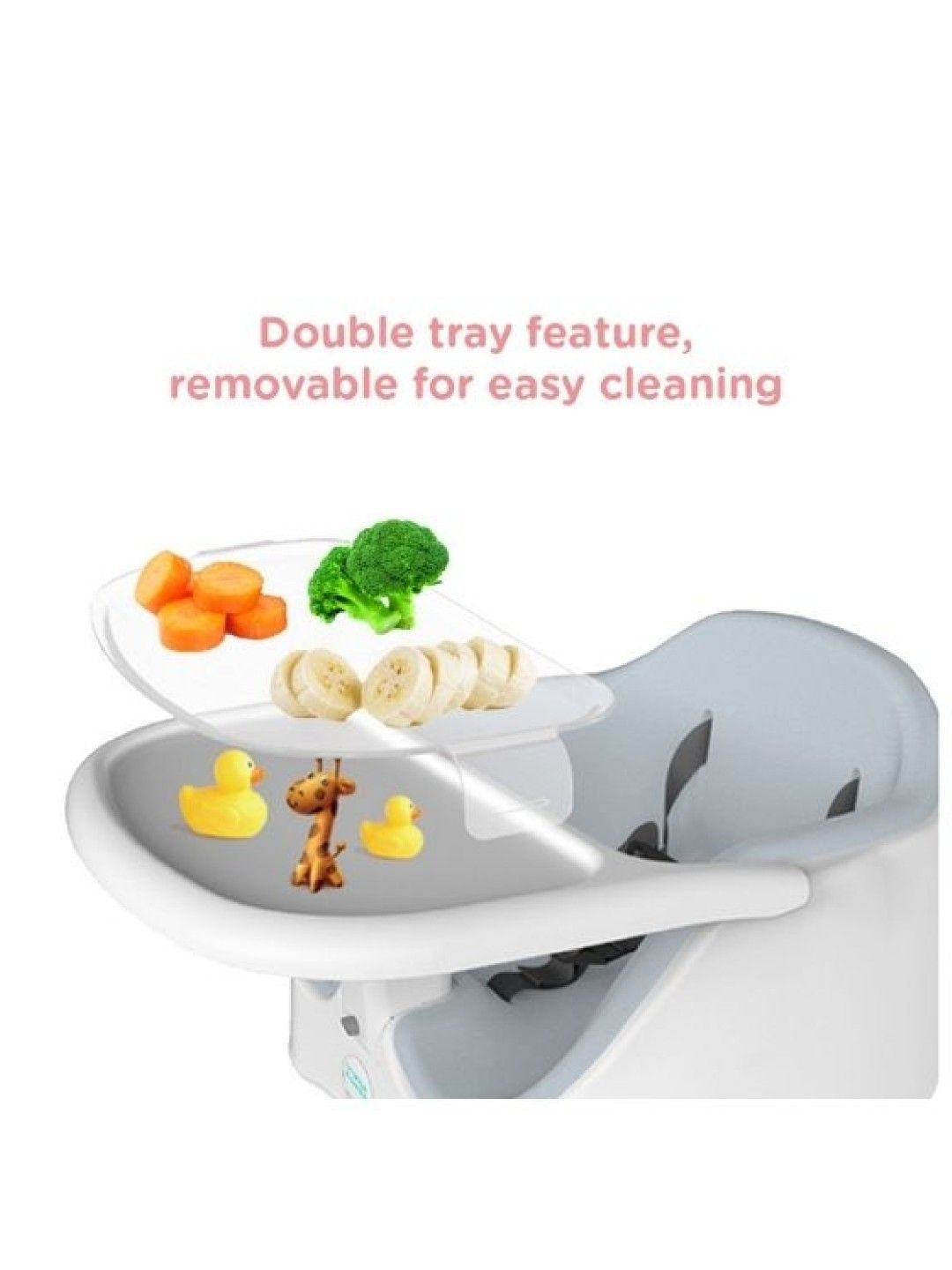 Premium Booster Seat Cloud Grey
