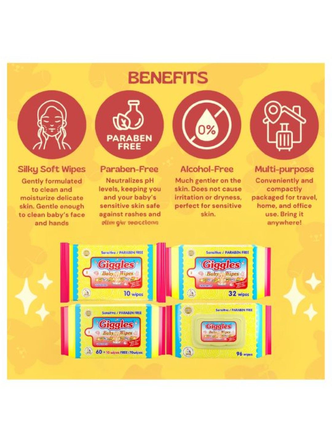 Wet Wipes Unscented 32s (6 packs)