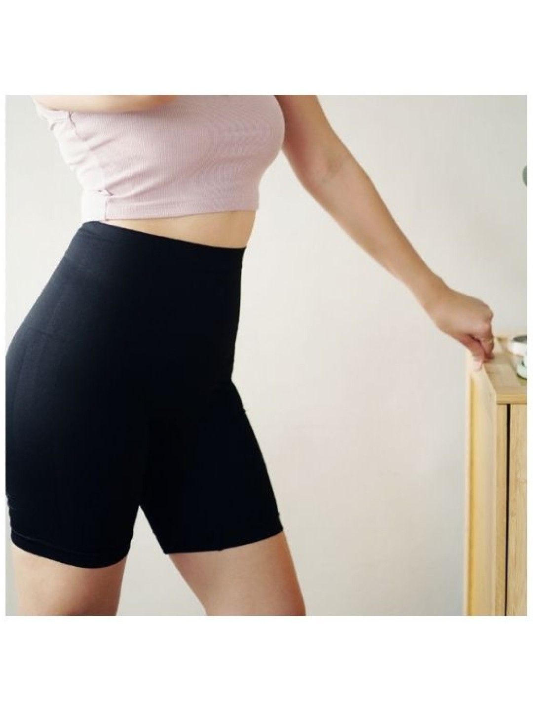 Postpartum Tummy Control Biker Shorts