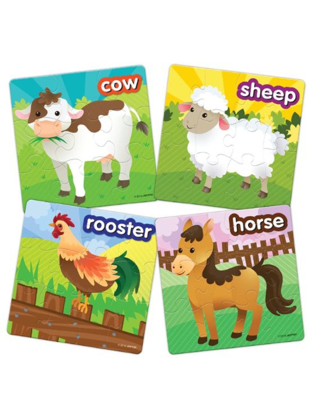 4-in-1 Puzzle Animals