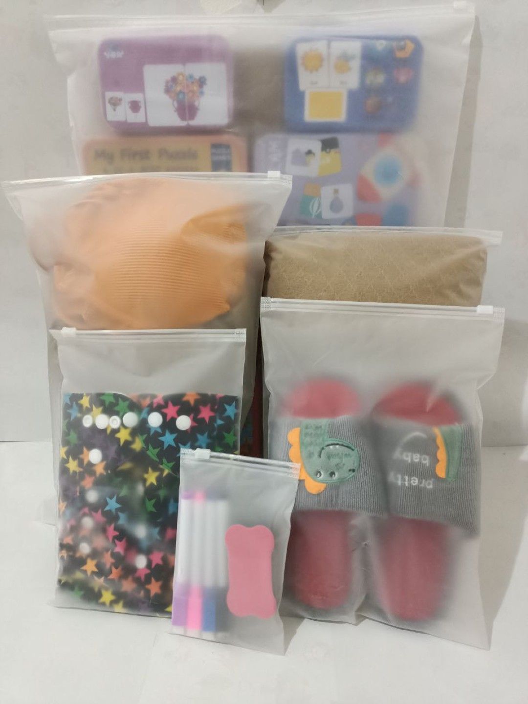 Frosted Resealable Bags (25 pcs, 10x15cm)