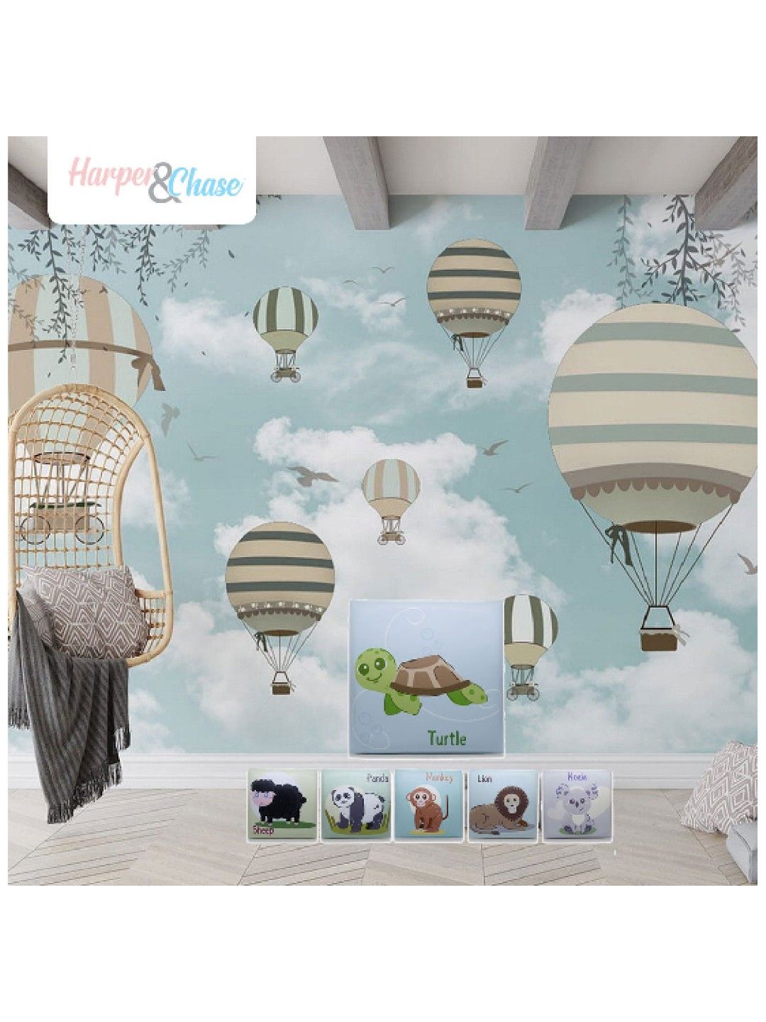 Wall Cushion Animal Set A