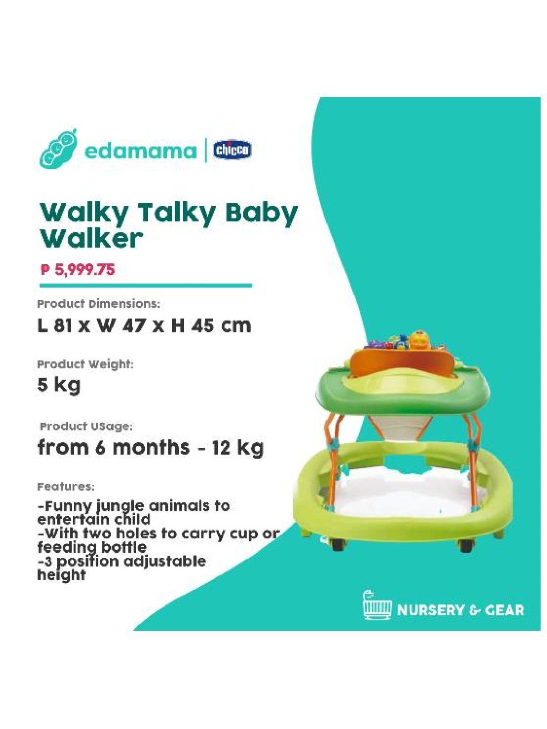 Walky Talky Baby Walker