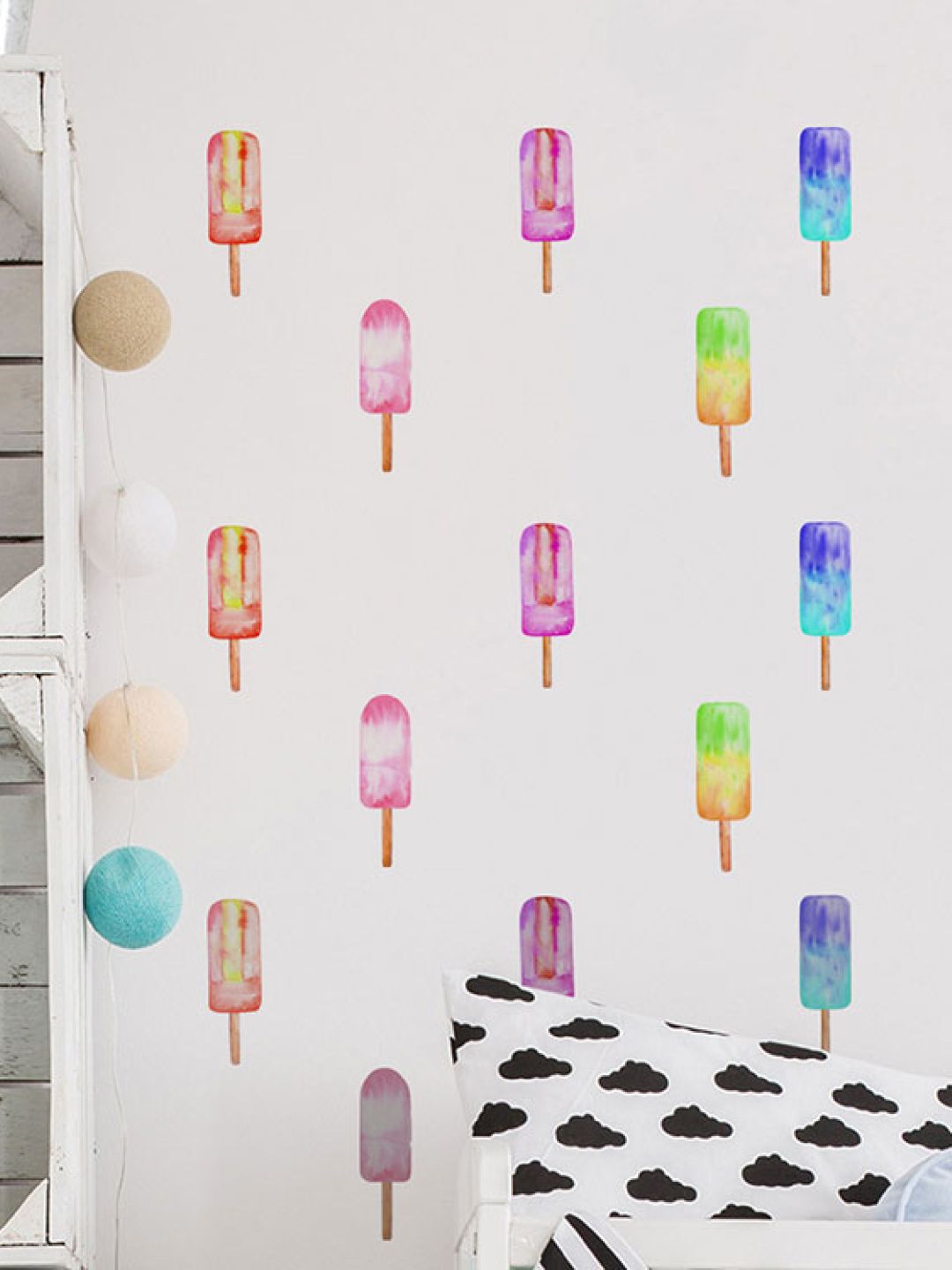 Popsicle Wall Decals Nursery Stickers