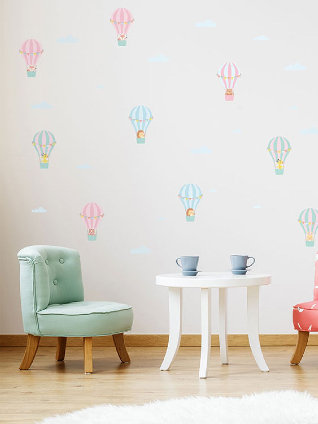 Hot Air Balloon Wall Decals Nursery Stickers
