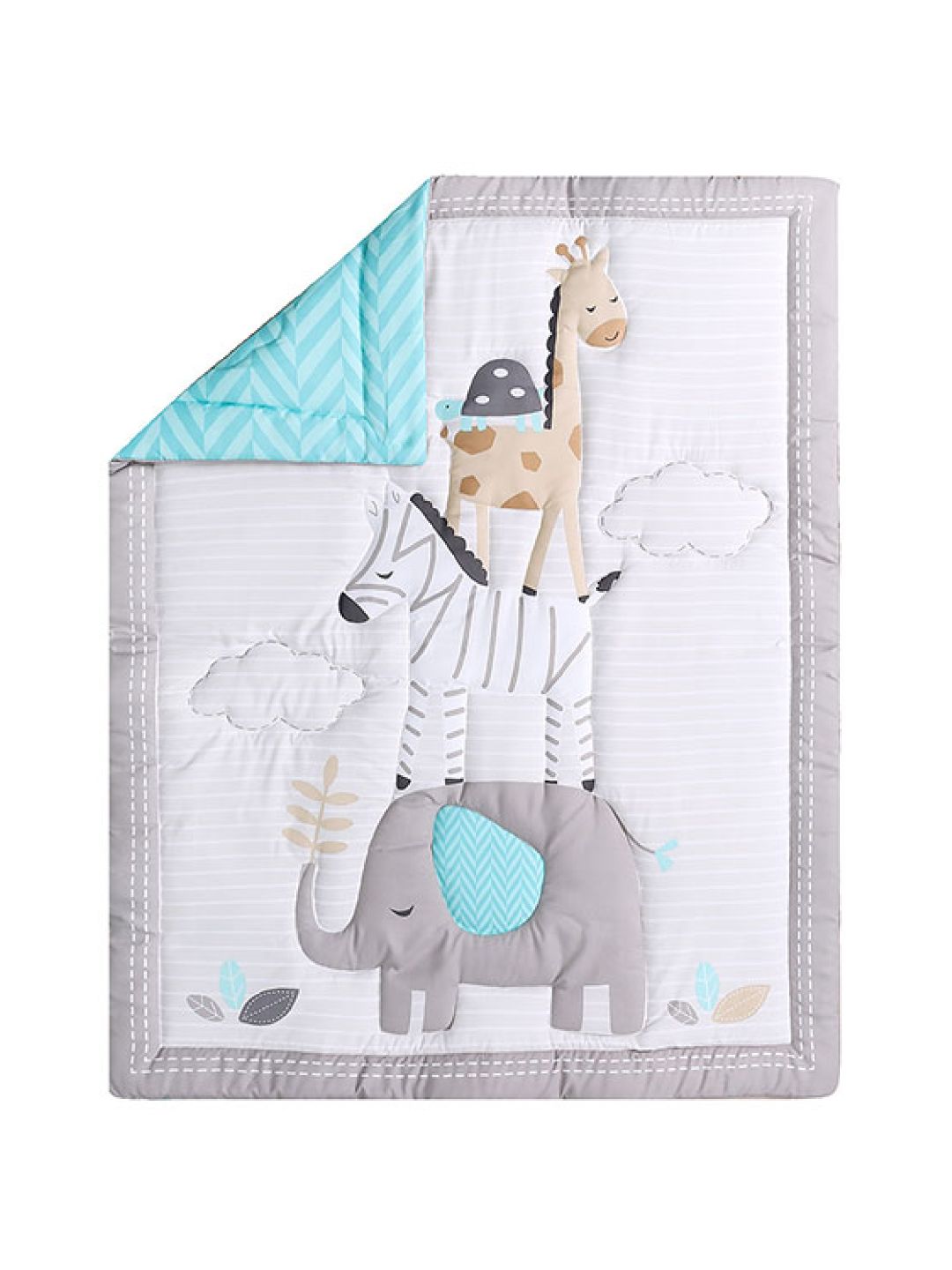 Balancing Animals 7-Piece Crib Bedding Set