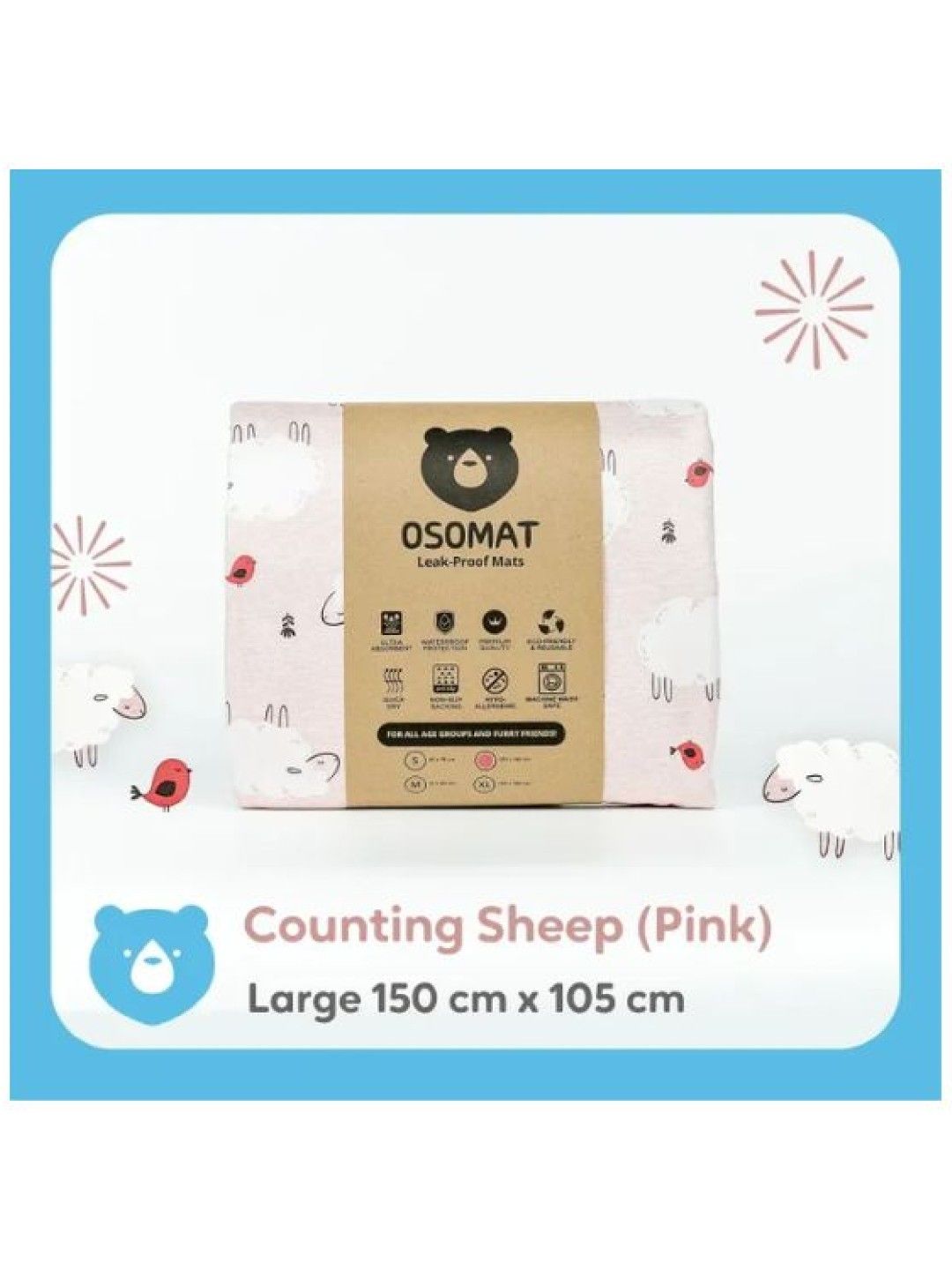 Leak Proof Mat (Girls) - Large