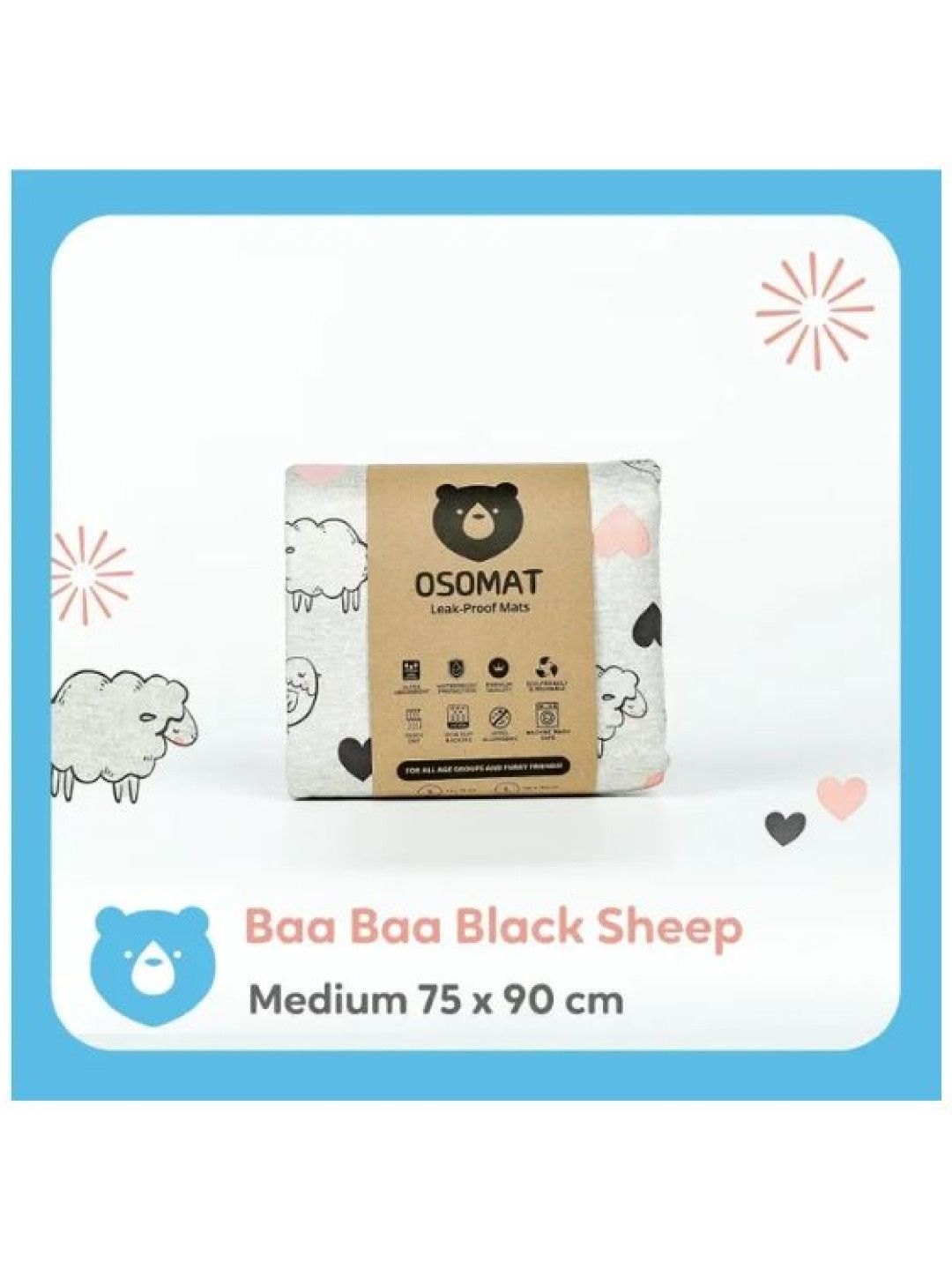 Leak Proof Mat (Unisex) - Medium