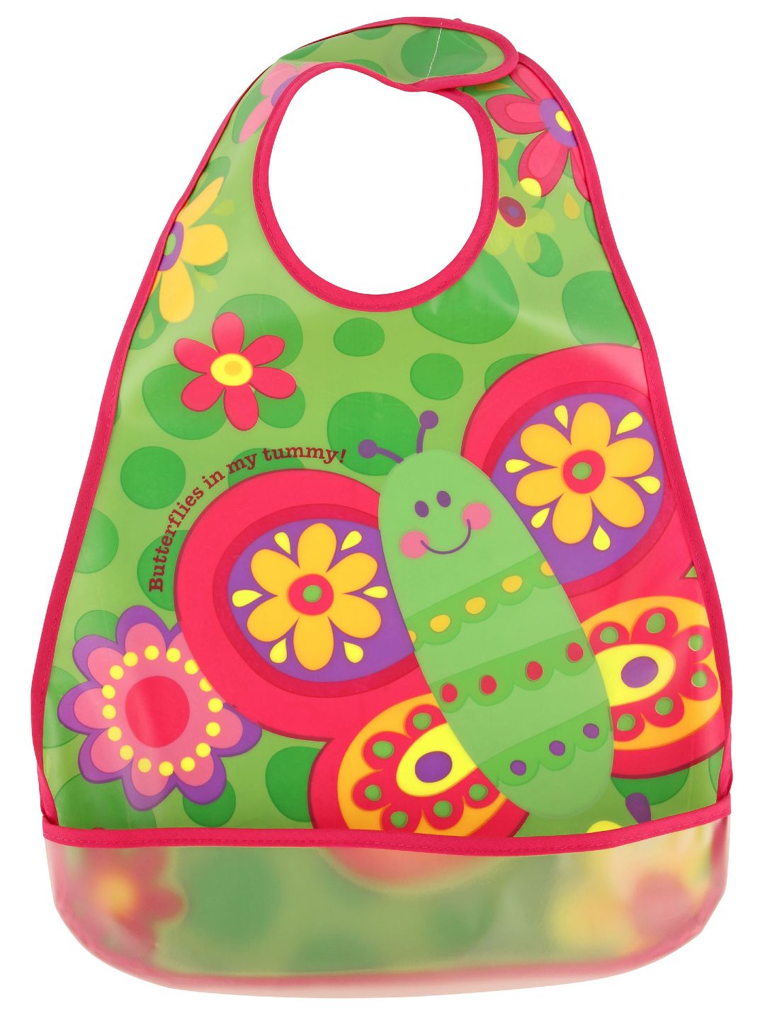 Butterfly Wipeable Bib