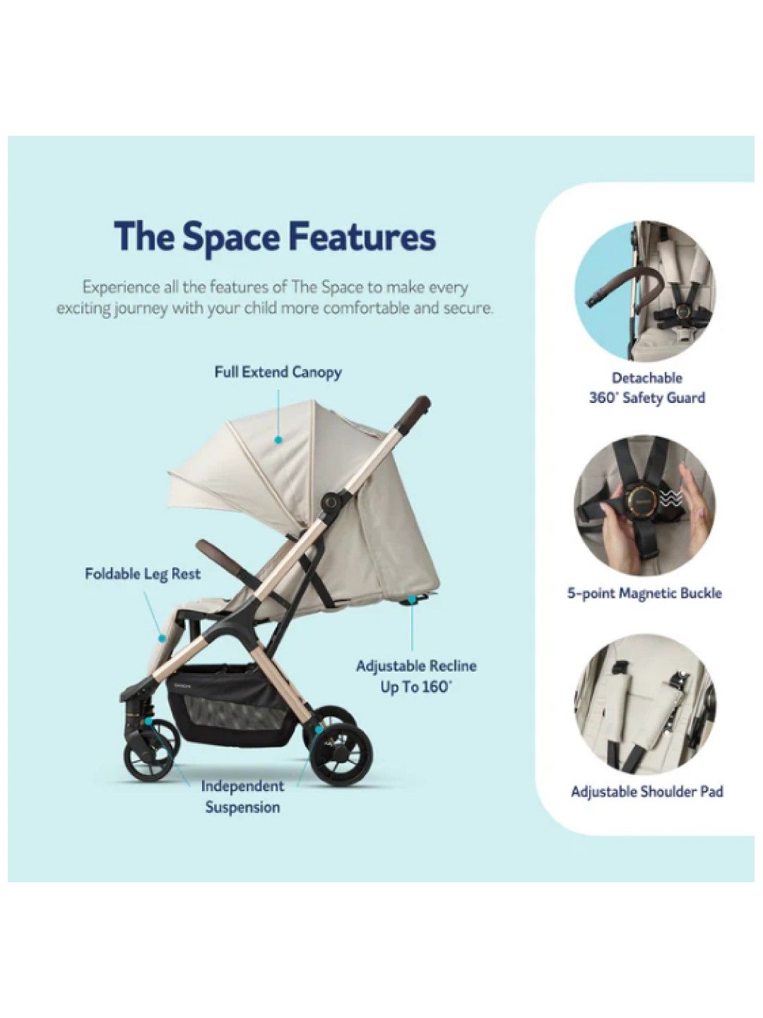 The Space Stroller - Phantom Black