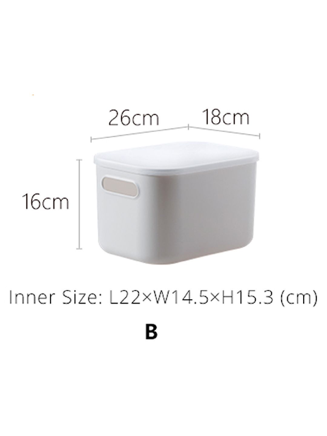 Deep Storage Box with Lid 20L-35L (Large)