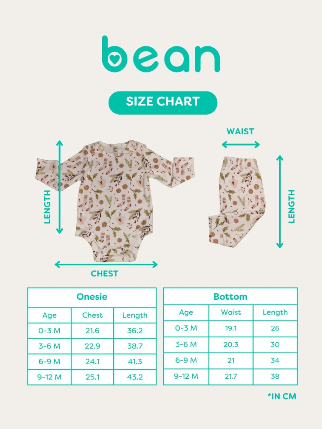 2-piece Baby Pajama Set - Mistletoe
