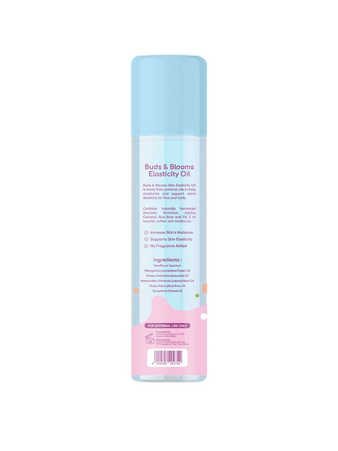 Belly Elasticity Stretch Mark Prevention Oil (150ml)