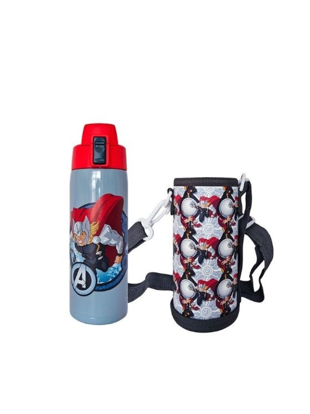 Marvel Insulated Tumblers with Carrying Pouch (600ml) - Thor