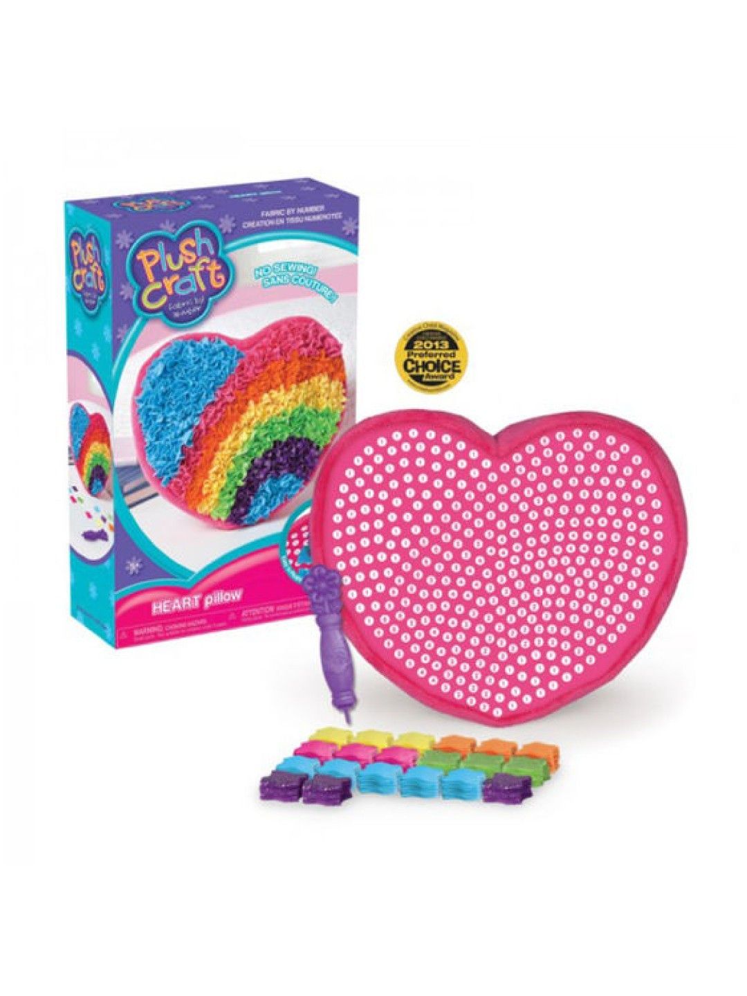 Plushcraft Heart Pillow Kit Toy Arts & Craft Toy