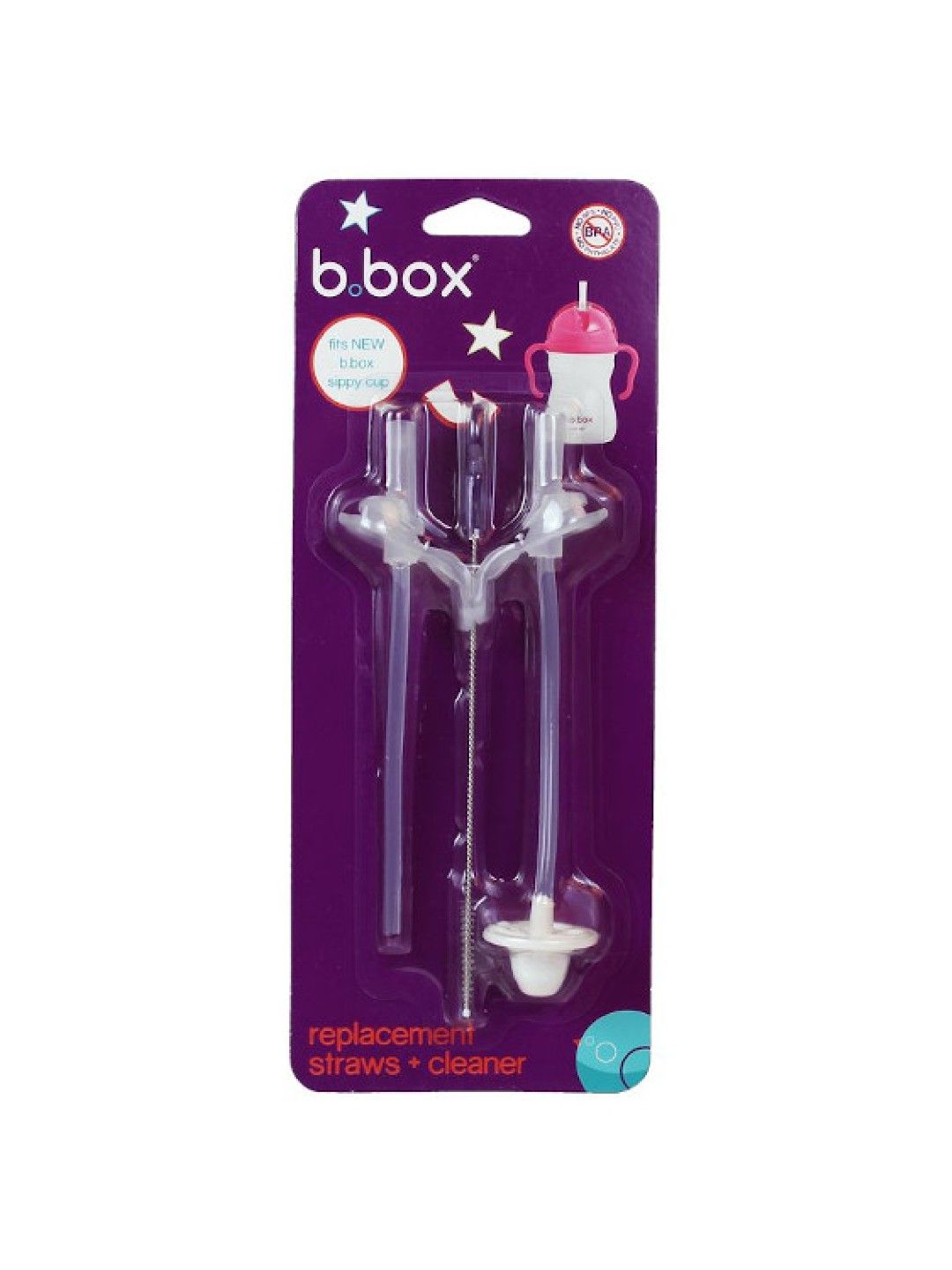 Replacement Straws and Cleaner for Sippy Cup